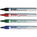 ValueX Whiteboard Marker Bullet Tip 2mm Line Assorted Colours (Pack 4) - 8710WT4 - UK BUSINESS SUPPLIES