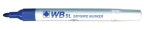 ValueX Whiteboard Marker Bullet Tip 2mm Line Blue (Pack 10) - 874003 - UK BUSINESS SUPPLIES