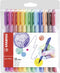 STABILO pointMax Fibre Tip Pen 0.8mm Line Assorted Colours (Wallet 12) - 488/12-01 - UK BUSINESS SUPPLIES