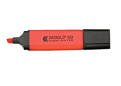 ValueX Flat Barrel Highlighter Pen Chisel Tip 1-5mm Line Red (Pack 10) - 791002 - UK BUSINESS SUPPLIES
