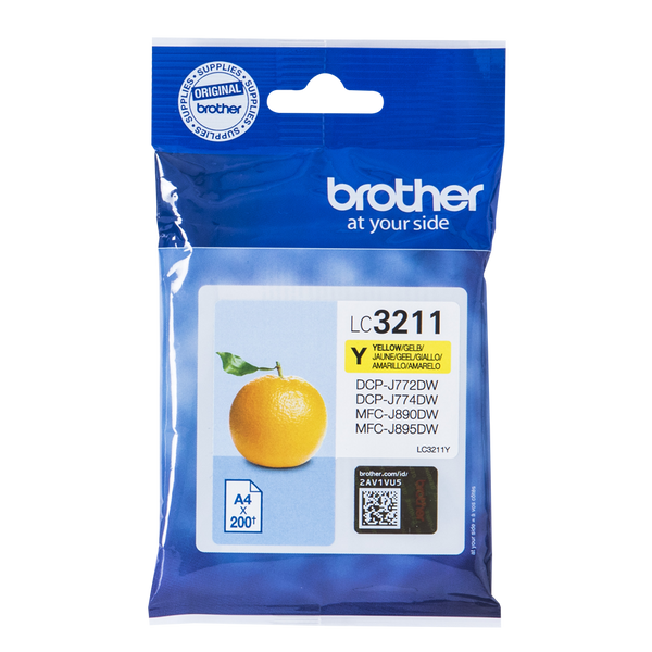 Brother Yellow Ink Cartridge 12ml - LC3211Y - UK BUSINESS SUPPLIES