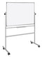 Bi-Office Revolver Double Sided Magnetic Whiteboard Enamel Aluminium Frame 1500x1000mm - QR0604 - UK BUSINESS SUPPLIES