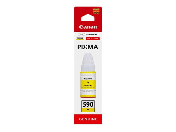 Canon GI590Y Yellow Standard Capacity Ink Bottle 70ml - 1606C001 - UK BUSINESS SUPPLIES