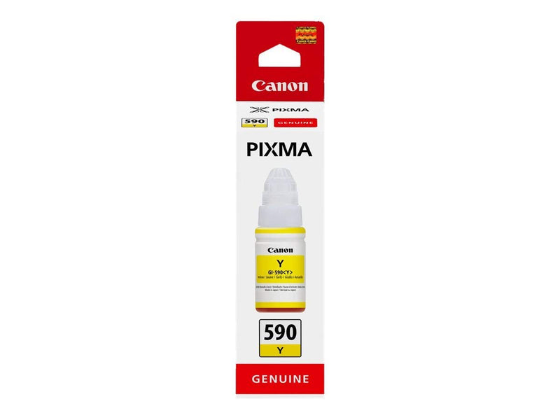 Canon GI590Y Yellow Standard Capacity Ink Bottle 70ml - 1606C001 - UK BUSINESS SUPPLIES