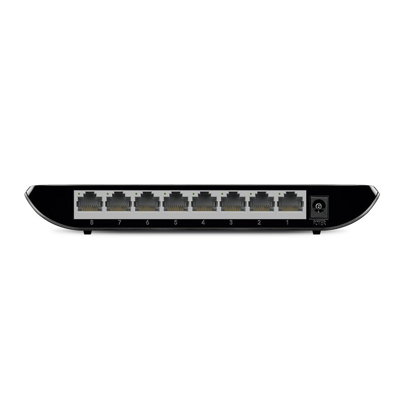 TP Link SG1008D 8 Port Gigabit Ethernet Unmanaged Desktop Switch Black - UK BUSINESS SUPPLIES