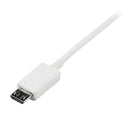 StarTech.com 2m White Micro USB Cable A to Micro B - UK BUSINESS SUPPLIES