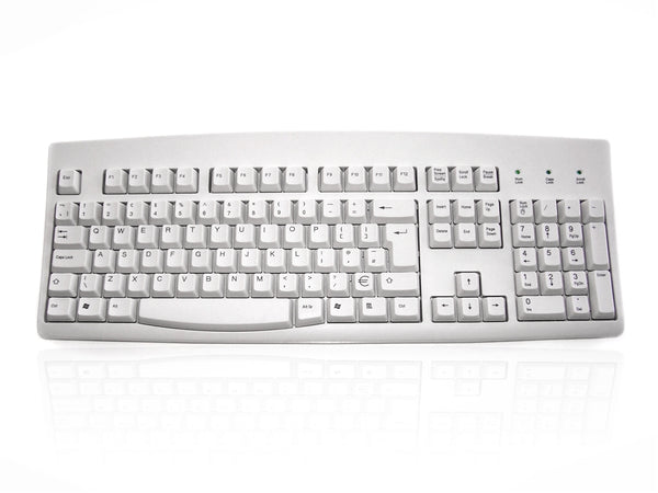 Accuratus 260 USB White QWERTY Keyboard - UK BUSINESS SUPPLIES