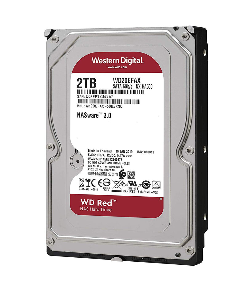 WD HDD Internal 2TB Red 54 SATA 3.5 - UK BUSINESS SUPPLIES