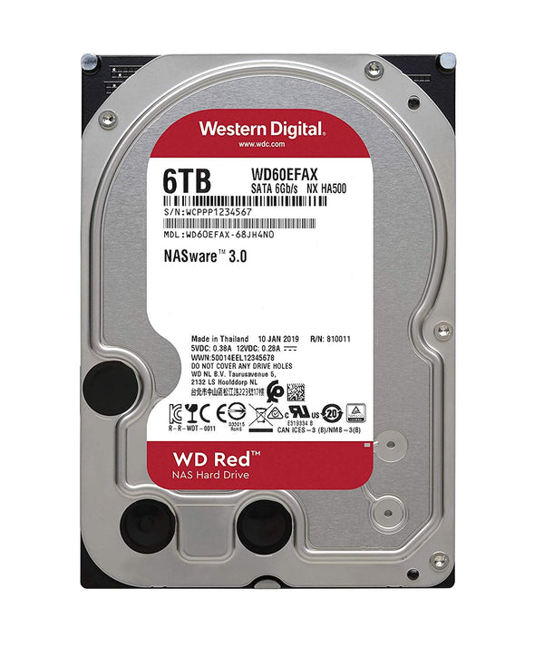 WD HDD Internal 6TB Red 54 SATA 3.5 - UK BUSINESS SUPPLIES