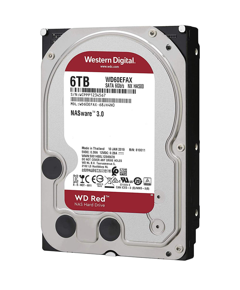 WD HDD Internal 6TB Red 54 SATA 3.5 - UK BUSINESS SUPPLIES