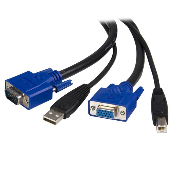 StarTech.com 4.5m 2in1 Universal USB KVM Cable - UK BUSINESS SUPPLIES