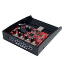 StarTech.com USB3 Front Panel 4 Port Hub 3.5in 5.25in - UK BUSINESS SUPPLIES