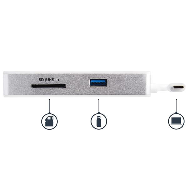 StarTech.com Multiport Adapter USBC HDMI UHSII 100W - UK BUSINESS SUPPLIES