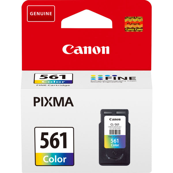 Canon CL561 Cyan Magenta Yellow Standard Capacity Ink Cartridge 8ml - 3731C001 - UK BUSINESS SUPPLIES