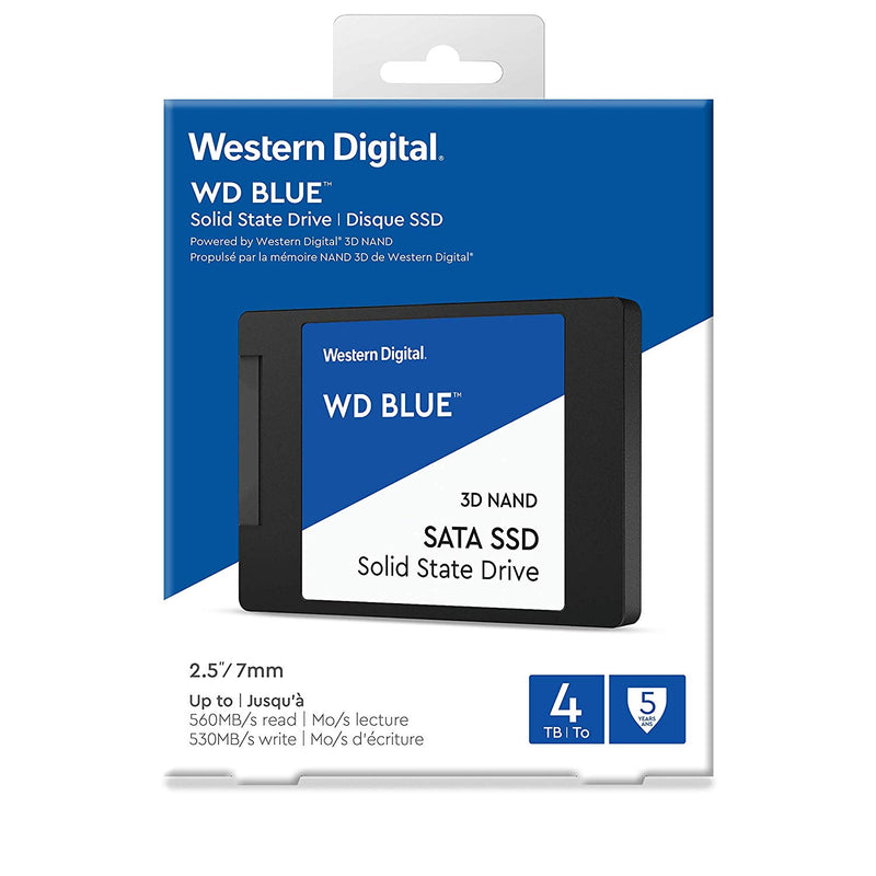 WD 4TB Blue SATA 2.5in 3D NAND Int SSD - UK BUSINESS SUPPLIES