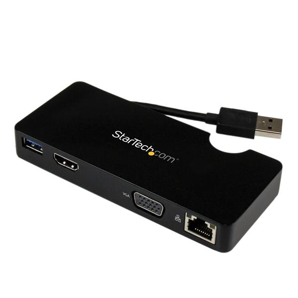 StarTech.com USB3 Laptop Mini Dock Station HDMI VGA - UK BUSINESS SUPPLIES