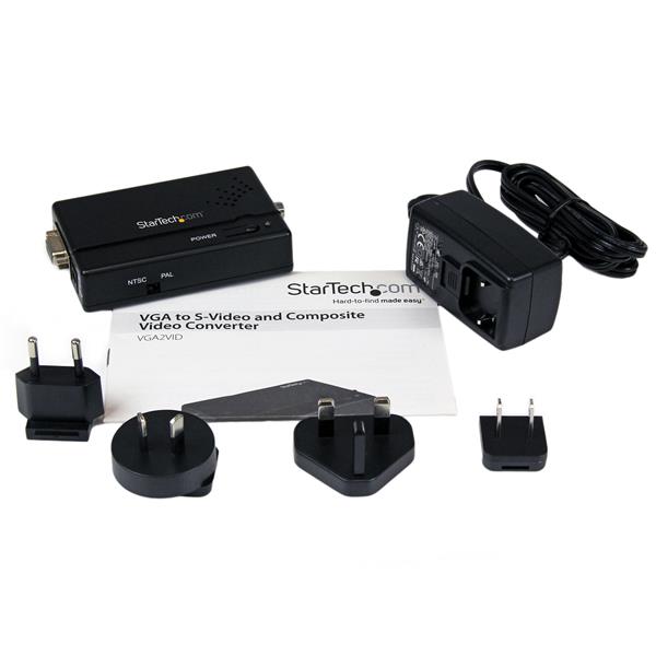 StarTech.com VGA to Composite or S Video Converter - UK BUSINESS SUPPLIES