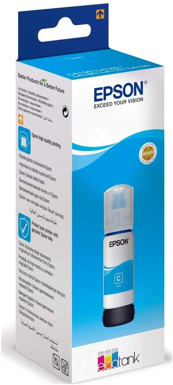 Epson 113 Cyan EcoTank Ink Bottle 70ml - C13T06B240 - UK BUSINESS SUPPLIES
