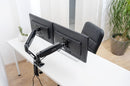 Vantage Office Duo Monitor Arm Black D0280002 - UK BUSINESS SUPPLIES