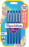Paper Mate Flair Fibre Tip Pen Medium Point 0.7mm Blue (Pack 5) 2028647 - UK BUSINESS SUPPLIES