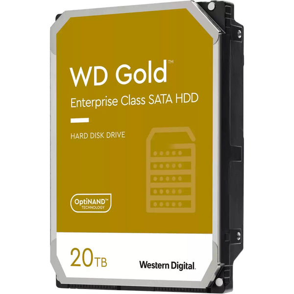 Western Digital Gold 20TB SATA 6Gbs 3.5 Inch 7200 RPM Internal Hard Disk Drive - UK BUSINESS SUPPLIES