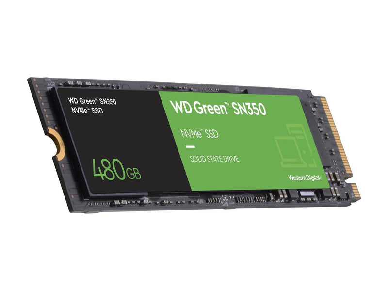 Western Digital Green 480GB PCIe G3 QLC NVMe M.2 Internal Solid State Drive - UK BUSINESS SUPPLIES