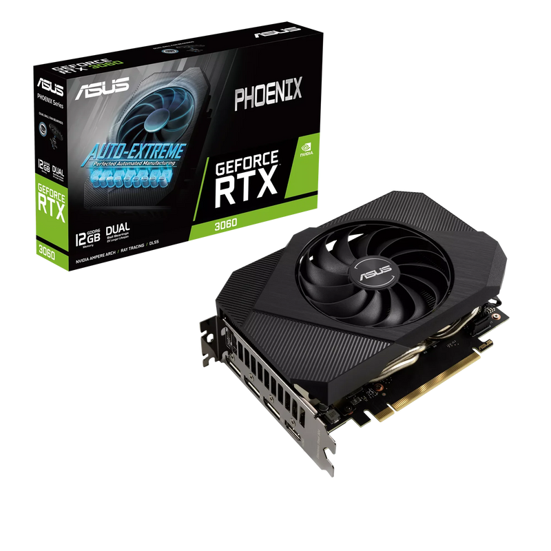 ASUS PHOENIX NVIDIA GeForce RTX 3060 12GB GDDR6 Graphics Card - UK BUSINESS SUPPLIES