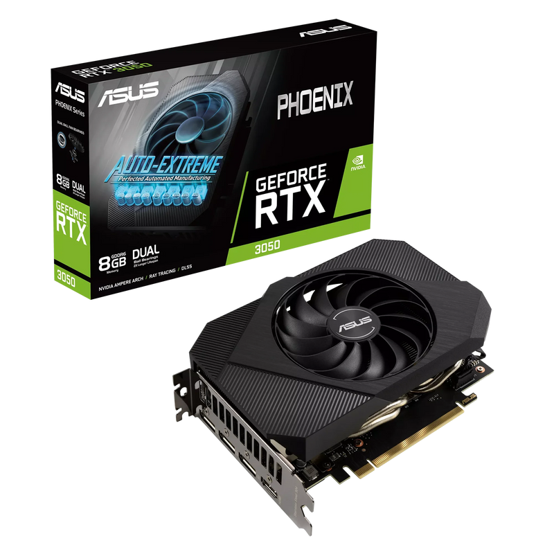 ASUS PHOENIX NVIDIA GeForce RTX 3050 8GB GDDR6 Graphics Card - UK BUSINESS SUPPLIES