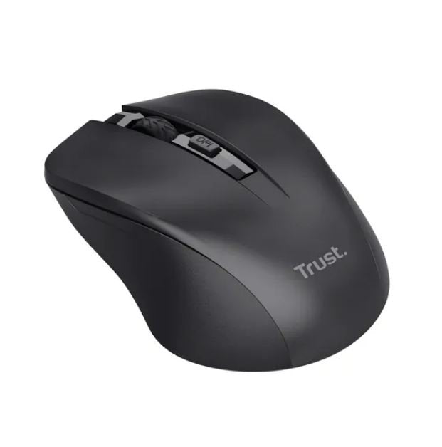 Trust Mydo Silent Ambidextrous RF Wireless Optical 1800 DPI Mouse - UK BUSINESS SUPPLIES