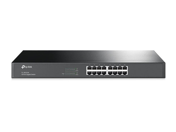 TP-Link TL-SG1016 network switch Unmanaged Gigabit Ethernet (10/100/1000) 1U Black - UK BUSINESS SUPPLIES