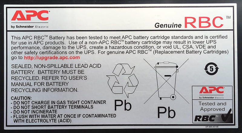 APC Replacement Battery Cartridge 118 - UK BUSINESS SUPPLIES