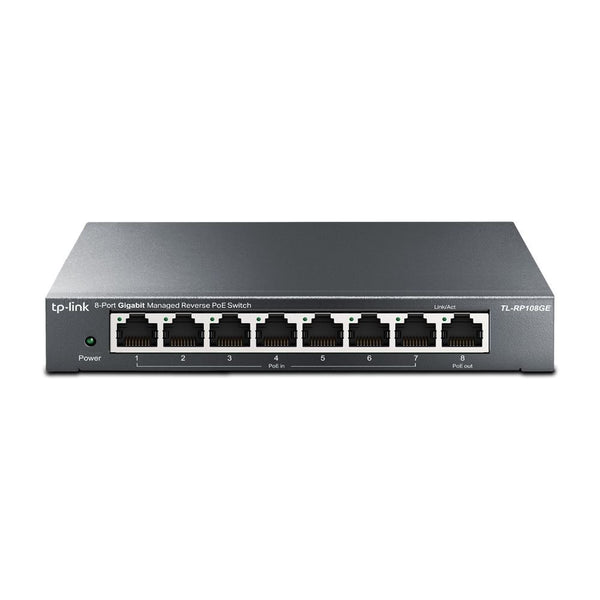 TP-Link 8-Port Gigabit Managed Reverse PoE Switch - UK BUSINESS SUPPLIES