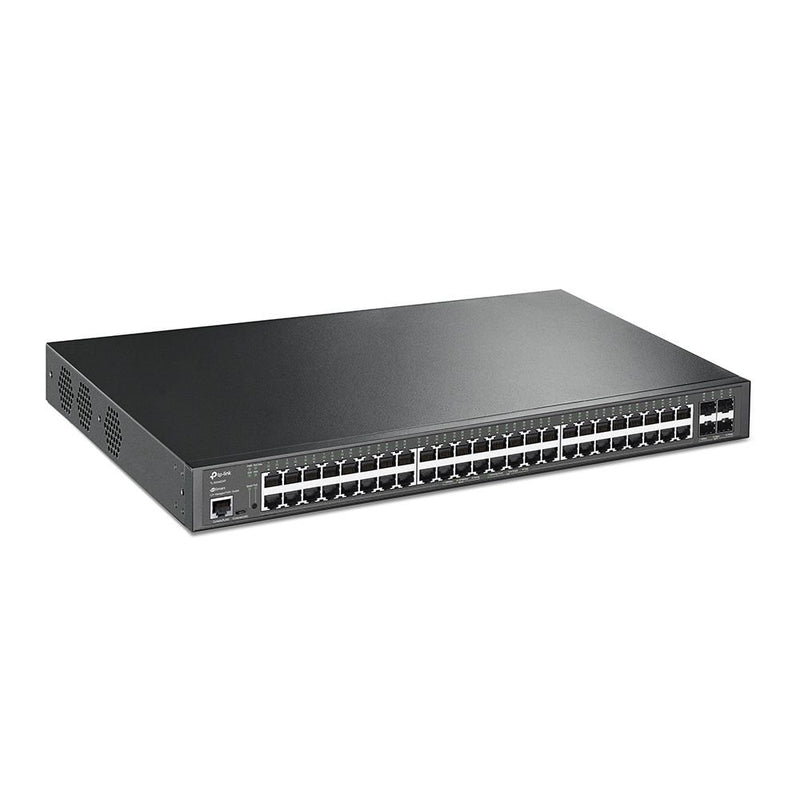 TP-Link JetStream 48-Port Gigabit and 4-Port 10GE SFP Plus L2 Managed Switch - UK BUSINESS SUPPLIES