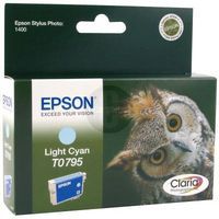 Epson T0795 Owl Light Cyan High Yield Ink Cartridge 11ml - C13T07954010 - UK BUSINESS SUPPLIES