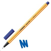 STABILO point 88 Fineliner Pen 0.4mm Line Blue (Pack 10) - 88/41 - UK BUSINESS SUPPLIES