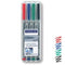 Staedtler Lumocolor OHP Pen Non-Permanent Fine 0.6mm Line Assorted Colours (Pack 4) - 316WP4 - UK BUSINESS SUPPLIES