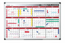 Bi-Office Annual Magnetic Whiteboard Planner Aluminium Frame 900x600mm - GA0375170 - UK BUSINESS SUPPLIES