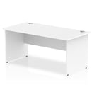 Impulse 1600 x 800mm Straight Desk White Top Panel End Leg I000395 - UK BUSINESS SUPPLIES