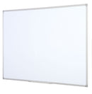 Bi-Office Maya Non Magnetic Melamine Whiteboard Grey Plastic Frame 600x450mm - MB0412186 - UK BUSINESS SUPPLIES