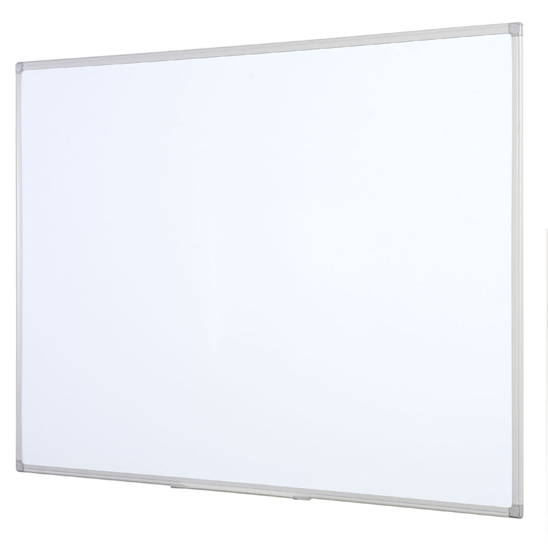 Bi-Office Maya Non Magnetic Melamine Whiteboard Grey Plastic Frame 600x450mm - MB0412186 - UK BUSINESS SUPPLIES