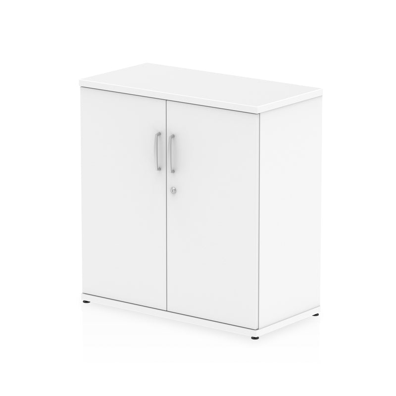 Dynamic Impulse 800mm Cupboard White S00009 - UK BUSINESS SUPPLIES