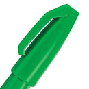 Pentel Original Sign Pen S520 Fibre Tip Pen 2mm Tip 1mm Line Green (Pack 12) - S520-D - UK BUSINESS SUPPLIES