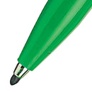 Pentel Original Sign Pen S520 Fibre Tip Pen 2mm Tip 1mm Line Green (Pack 12) - S520-D - UK BUSINESS SUPPLIES