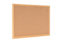 Bi-Office Earth-It Cork Noticeboard Oak Wood Frame 1200x900mm - SF152001233 - UK BUSINESS SUPPLIES