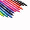 Tombow TwinTone Dual Tip Marker 0.8mm and 0.3mm Line Bright Assorted Colours (Pack 12) - WS-PK-12P-1 - UK BUSINESS SUPPLIES